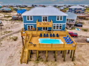 Island Time VI - GULF FRONT! Private heated pool - gulf view balcony - 2 master suites! home